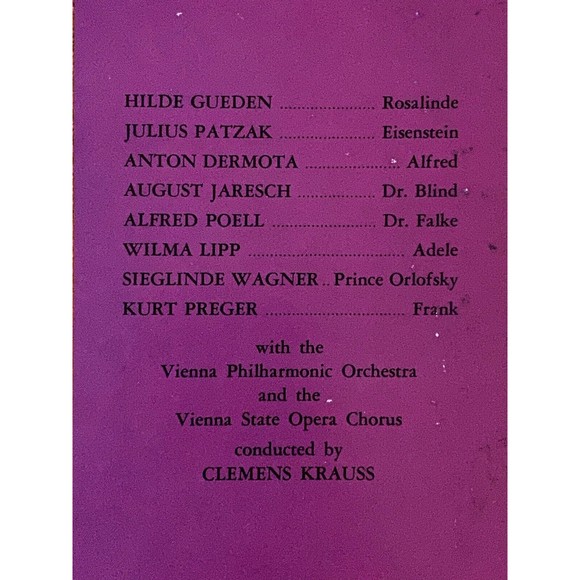 Strauss Die Fledermaus London RS 62006 Vienna Philharmonic 2 LP Box NM Opera - Picture 2 of 8